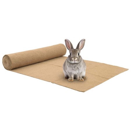 Estera de cáñamo para roedores 1x5 m 5 mm de , Alfombrillas para comederos - Ref: Foro24-42001200, Precio: 54,06 €, Descuento: %