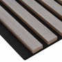 Paneles acústicos de pared 2 uds listones 60,5x60 cm de , Recubrimiento de paredes - Ref: Foro24-42002579, Precio: 47,35 €, D...