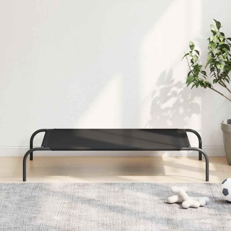Cama elevada para perros negra 110x65x20 cm tela Oxford y acero de , Camas para perros - Ref: Foro24-42000839, Precio: 24,43 ...
