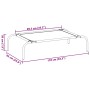 Cama elevada para perros negra 110x65x20 cm tela Oxford y acero de , Camas para perros - Ref: Foro24-42000839, Precio: 24,43 ...