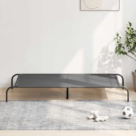 Cama elevada para perros gris 150x90x20 cm textilene y acero de , Camas para perros - Ref: Foro24-42000845, Precio: 31,90 €, ...