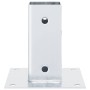Bases para postes cuadradas 12 uds. Plata 71x71 mm de , Postes de cerca - Ref: Foro24-42000007, Precio: 57,72 €, Descuento: %