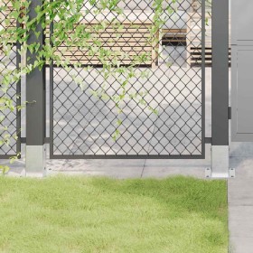 Bases para postes cuadradas 12 uds. Plata 91x91 mm de , Postes de cerca - Ref: Foro24-42000011, Precio: 65,80 €, Descuento: %