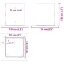 Bases para postes cuadradas 12 uds. Plata 101x101 mm de , Postes de cerca - Ref: Foro24-42000013, Precio: 77,59 €, Descuento: %