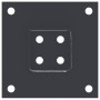 Bases para postes cuadradas 4 uds. Antracita 71x71 mm | Foro24.es | Tu tienda online para hogar, jardín y más Foro24.es