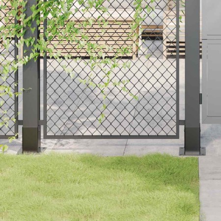 Bases para postes cuadradas 4 uds. Antracita 81x81 mm de , Postes de cerca - Ref: Foro24-42000026, Precio: 20,76 €, Descuento...