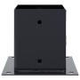 Bases para postes cuadradas 4 uds. Antracita 121x121 mm de , Postes de cerca - Ref: Foro24-42000032, Precio: 36,17 €, Descuen...