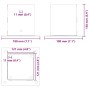 Bases para postes cuadradas 4 uds. Antracita 121x121 mm de , Postes de cerca - Ref: Foro24-42000032, Precio: 36,17 €, Descuen...