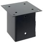 Bases para postes cuadradas 4 uds. Antracita 101x101 mm de , Postes de cerca - Ref: Foro24-42000030, Precio: 30,75 €, Descuen...