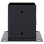 Bases para postes cuadradas 4 uds. Antracita 101x101 mm de , Postes de cerca - Ref: Foro24-42000030, Precio: 30,75 €, Descuen...