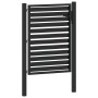 Puerta de jardín con cerradura de aluminio negra 100x120 cm de , Puertas de jardín - Ref: Foro24-42004147, Precio: 299,92 €, ...