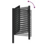 Puerta de jardín con cerradura de aluminio negra 100x120 cm de , Puertas de jardín - Ref: Foro24-42004147, Precio: 299,92 €, ...
