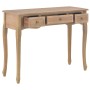 Mesa consola tocador con 3 cajones marrón de , Mesas auxiliares - Ref: Foro24-280047, Precio: 162,65 €, Descuento: %