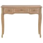 Mesa consola tocador con 3 cajones marrón de , Mesas auxiliares - Ref: Foro24-280047, Precio: 162,65 €, Descuento: %