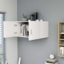 Armario de pared madera contrachapada blanco 80x39x40 cm de , Estantes y estanterías - Ref: Foro24-802795, Precio: 64,61 €, D...