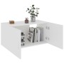 Armario de pared madera contrachapada blanco 80x39x40 cm de , Estantes y estanterías - Ref: Foro24-802795, Precio: 64,61 €, D...