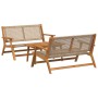 Sillas de jardín con mesa 3 piezas Beige Madera maciza de Acacia de , Sillas de jardín - Ref: Foro24-3214451, Precio: 286,78 ...