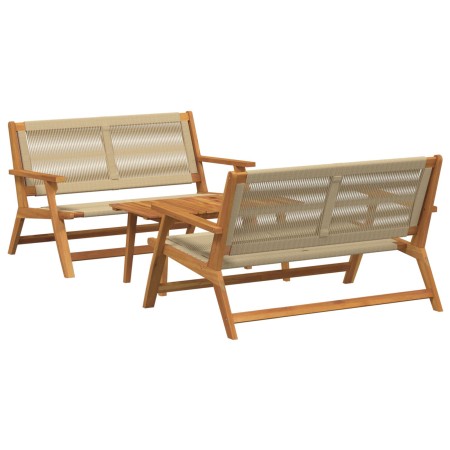 Sillas de Jardín con Mesa 3 pcs Beige Madera Maciza de Acacia de , Sillas de jardín - Ref: Foro24-3214455, Precio: 326,72 €, ...