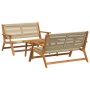 Sillas de Jardín con Mesa 3 pcs Beige Madera Maciza de Acacia de , Sillas de jardín - Ref: Foro24-3214455, Precio: 326,72 €, ...