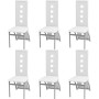Sillas de comedor 6 uds cuero sintético blanco en Sillas de comedor | Comprar online en Foru.es