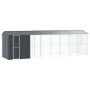 Aviario para Aves con Extensión Antracita 210x838x247 cm Acero de , Pies y jaulas para pájaros - Ref: Foro24-3325155, Precio:...