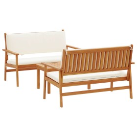 Comprar Conjunto de sofá de jardín de 3 piezas