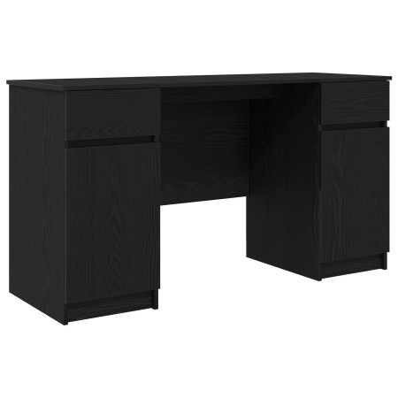 Escritorio  Negro Roble 140x49x76 cm Madera elaborada | Foro24.es | Tu tienda online para hogar, jardín y más Foro24.es
