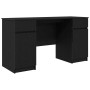Escritorio  Negro Roble 140x49x76 cm Madera elaborada | Foro24.es | Tu tienda online para hogar, jardín y más Foro24.es