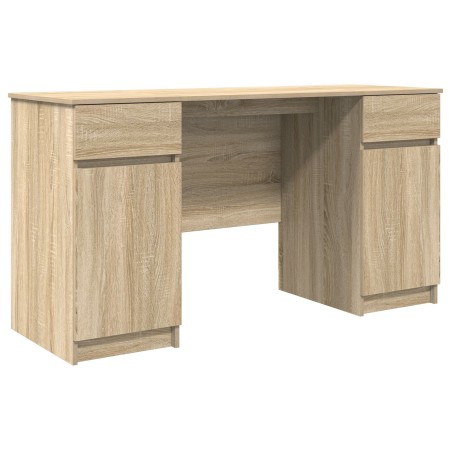 Escritorio  de roble Sonoma 140x49x76 cm de madera elaborada | Foro24.es | Tu tienda online para hogar, jardín y más Foro24.es