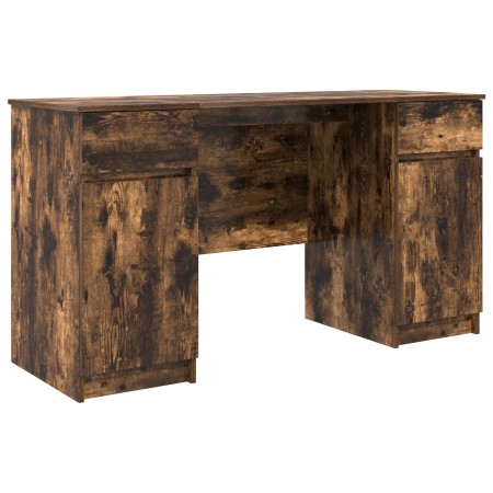 Escritorio  de roble ahumado 140x49x76 cm de madera elaborada | Foro24.es | Tu tienda online para hogar, jardín y más Foro24.es