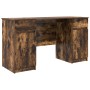 Escritorio  de roble ahumado 140x49x76 cm de madera elaborada | Foro24.es | Tu tienda online para hogar, jardín y más Foro24.es
