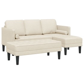Set de Sofá de 2 Piezas con Cojines de Lino de , Sofás - Ref: Foro24-3329263, Precio: 350,04 €, Descuento: -5%%