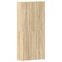 Armario para Zapatos de Roble Sonoma 80x35,5x180 cm en Madera Elaborada de , Zapateros y organizadores de calzado - Ref: Foro...