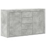 Aparador Gris Concreto Madera de Calidad 120 x 36 x 69 cm de , Aparadores - Ref: Foro24-3333859, Precio: 137,54 €, Descuento: %