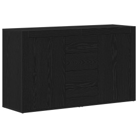Aparador Roble negro Madera elaborada 120 x 36 x 69 cm de , Aparadores - Ref: Foro24-3333865, Precio: 145,89 €, Descuento: -5%%