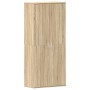 Zapatero Sonoma Oak 80x39x180 cm Madera Engineered de , Zapateros y organizadores de calzado - Ref: Foro24-3333868, Precio: 1...