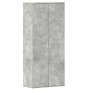 Armario para zapatos Concreto Gris 80x39x180 cm Madera Ingenierizada de , Zapateros y organizadores de calzado - Ref: Foro24-...