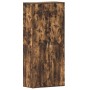 Armario para Zapatos Roble Ahumado 80x39x180 cm Madera Elaborada de , Zapateros y organizadores de calzado - Ref: Foro24-3333...