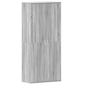 Zapatero Gris Sonoma 80x39x180 cm de , Zapateros y organizadores de calzado - Ref: Foro24-3333871, Precio: 175,89 €, Descuent...