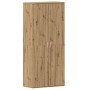 Armario para Zapatos Roble Artesanal 80x39x180 cm Madera Elaborada de , Zapateros y organizadores de calzado - Ref: Foro24-33...