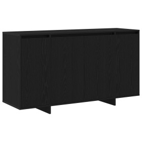 Aparador de Roble Negro Roble negro Madera MDF 135 x 41 x 75 cm de , Aparadores - Ref: Foro24-3333895, Precio: 148,36 €, Desc...