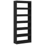 Estantería Negra Negro Madera 80 x 30 x 198 cm Estantería | Foro24.es | Tu tienda online para hogar, jardín y más Foro24.es