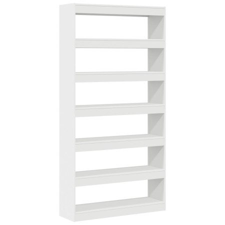 Estantería Blanca Blanca Madera de ingeniería 100 x 30 x 198 cm de , Librerías y estanterías - Ref: Foro24-3333924, Precio: 1...