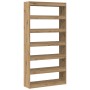 Estantería Roble Madera maciza 100 x 30 x 198 cm Estanterías de , Librerías y estanterías - Ref: Foro24-3333931, Precio: 161,...