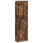Armario de roble ahumado 55x25x189 cm de madera elaborada de , Armarios roperos - Ref: Foro24-3334012, Precio: 101,37 €, Desc...