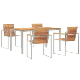 Comprar Comedor de Jardín de 5 Piezas de Madera