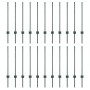 Postes de Cercas 22 pcs U-Channel Verde 120 cm Acero de , Postes de cerca - Ref: Foro24-3335916, Precio: 80,69 €, Descuento: %