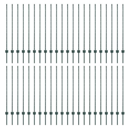 Postes de cerca  44 pcs U-Channel verde 160 cm acero | Foro24.es | Tu tienda online para hogar, jardín y más Foro24.es