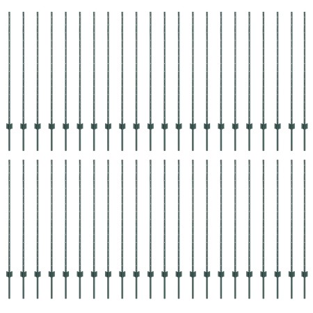Postes de Cercas  44 pcs U-Channel Verde 180 cm Acero | Foro24.es | Tu tienda online para hogar, jardín y más Foro24.es
