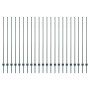 Postes de Cerca 22 pcs U-Channel Verde 200 cm Acero de , Postes de cerca - Ref: Foro24-3335924, Precio: 118,57 €, Descuento: %